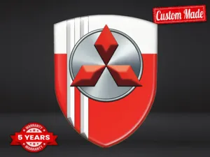 Mitsubishi Custom Logo Stickers Universal High End Customizable